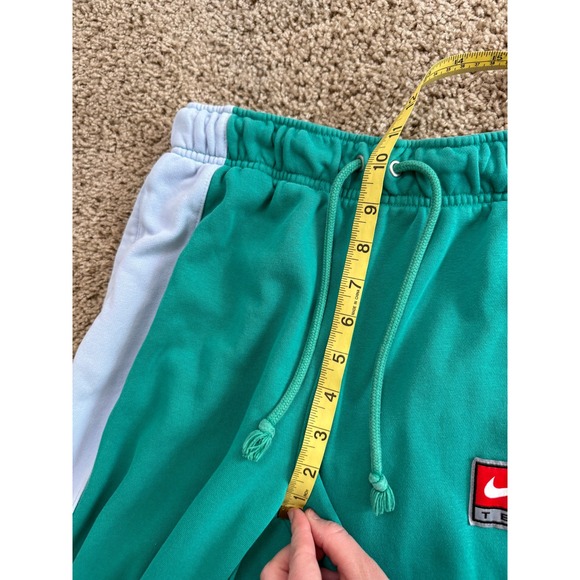 Nike Team Colorblock Sweatpants Neptune Green Joggers Women's Small Team Logo - Picture 8 of 9